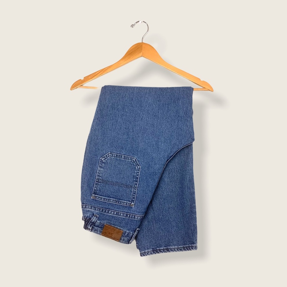 Vintage Med-Wash Elastic Waisted Lee Mom Jeans 12p